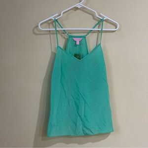 Lilly Pulitzer Silk Dusk Top in Beach Glass